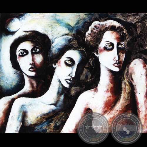 TIZA PASTEL SOBRE PAPEL, 2008 - Obras de ANNA SCAVONE